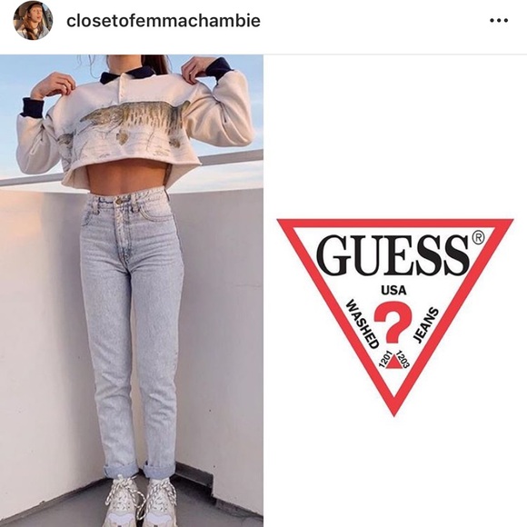 vintage guess jeans size 29 or 8 - Picture 1 of 7